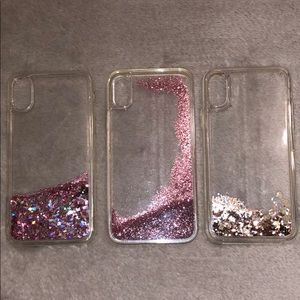 iphone X glitter cases